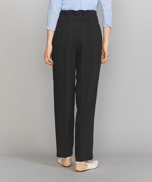 BEAUTY&YOUTH UNITED ARROWS(ビューティーアンドユースユナイテッドアローズ)の「BY ハイウエストボタンバックゴムパンツ(その他パンツ・レディース・ブラック/オリーブ/ケリー・SMALL/MEDIUM/LARGE)」の7枚目の写真