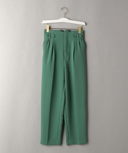 BEAUTY&YOUTH UNITED ARROWS(ビューティーアンドユースユナイテッドアローズ)の「BY ハイウエストボタンバックゴムパンツ(その他パンツ・レディース・ブラック/オリーブ/ケリー・SMALL/MEDIUM/LARGE)」の10枚目の写真