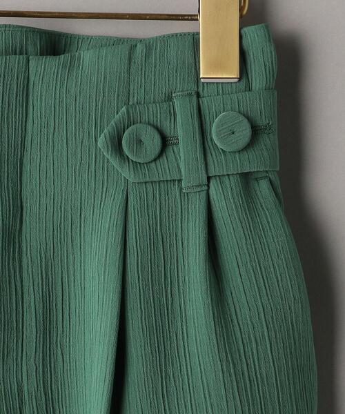 BEAUTY&YOUTH UNITED ARROWS(ビューティーアンドユースユナイテッドアローズ)の「BY ハイウエストボタンバックゴムパンツ(その他パンツ・レディース・ブラック/オリーブ/ケリー・SMALL/MEDIUM/LARGE)」の18枚目の写真