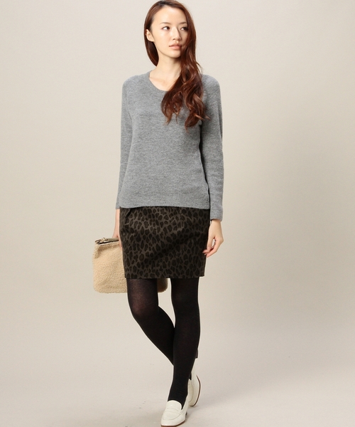 BEAUTY&YOUTH UNITED ARROWS（ビューティーアンドユースユナイテッドアローズ）の「BYBC コードレオパードビッグポケットスカート◆（スカート・レディース・グレー/ネイビー・SMALL/MEDIUM）」の11枚目の写真