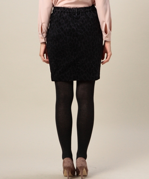 BEAUTY&YOUTH UNITED ARROWS（ビューティーアンドユースユナイテッドアローズ）の「BYBC コードレオパードビッグポケットスカート◆（スカート・レディース・グレー/ネイビー・SMALL/MEDIUM）」の5枚目の写真