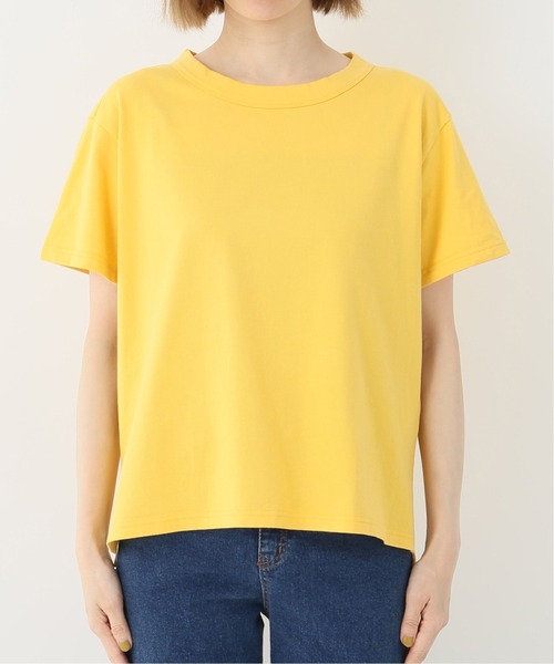 JOURNAL STANDARD LUXE（ジャーナルスタンダード　ラックス）の「クラシックテンジク クルーT（Tシャツ/カットソー・レディース・イエロー/ホワイト/ベージュ・SMALL/MEDIUM）」の3枚目の写真