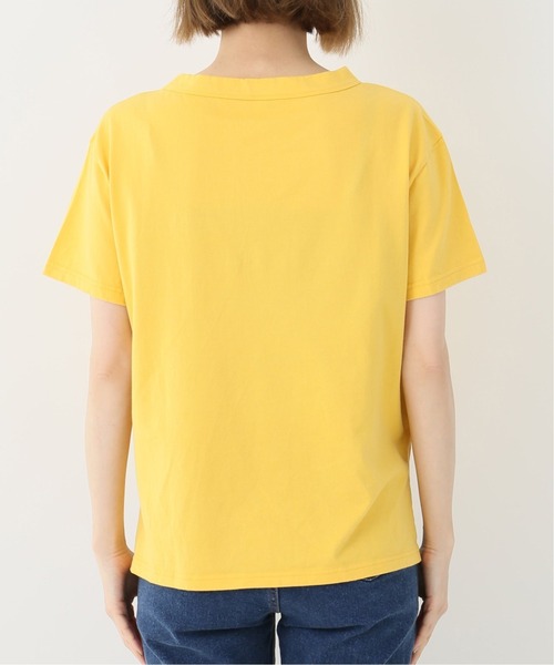 JOURNAL STANDARD LUXE（ジャーナルスタンダード　ラックス）の「クラシックテンジク クルーT（Tシャツ/カットソー・レディース・イエロー/ホワイト/ベージュ・SMALL/MEDIUM）」の5枚目の写真