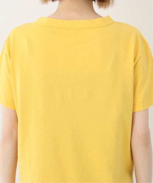 JOURNAL STANDARD LUXE（ジャーナルスタンダード　ラックス）の「クラシックテンジク クルーT（Tシャツ/カットソー・レディース・イエロー/ホワイト/ベージュ・SMALL/MEDIUM）」の7枚目の写真