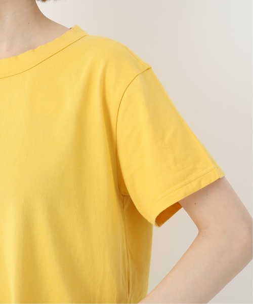 JOURNAL STANDARD LUXE（ジャーナルスタンダード　ラックス）の「クラシックテンジク クルーT（Tシャツ/カットソー・レディース・イエロー/ホワイト/ベージュ・SMALL/MEDIUM）」の8枚目の写真