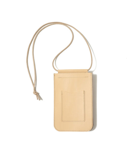 B:MING by BEAMS（ビーミングバイビームス）の「B:MING by BEAMS / スマートフォン レザースリング（ボディバッグ/ウエストポーチ・メンズ・ブラック/ベージュ系その他・FREE）」の5枚目の写真