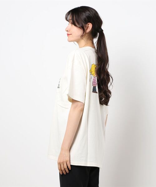 チチカカ（チチカカ）の「スヌーピードリンクＴシャツ（Tシャツ/カットソー・レディース・オフホワイト・MEDIUM）」の5枚目の写真
