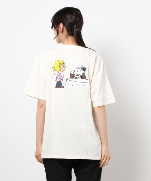 チチカカ（チチカカ）の「スヌーピードリンクＴシャツ（Tシャツ/カットソー・レディース・オフホワイト・MEDIUM）」の6枚目の写真