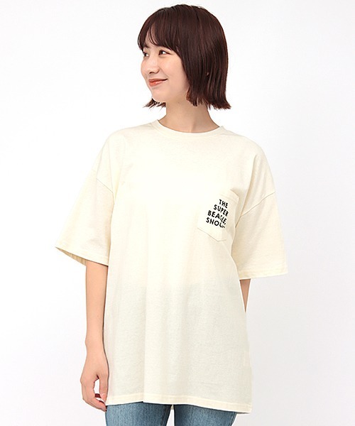 チチカカ（チチカカ）の「スヌーピードリンクＴシャツ（Tシャツ/カットソー・レディース・オフホワイト・MEDIUM）」の19枚目の写真