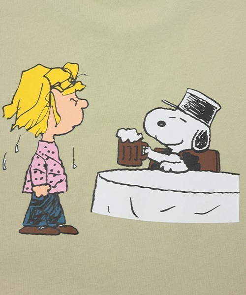 チチカカ（チチカカ）の「スヌーピードリンクＴシャツ（Tシャツ/カットソー・レディース・オフホワイト・MEDIUM）」の2枚目の写真