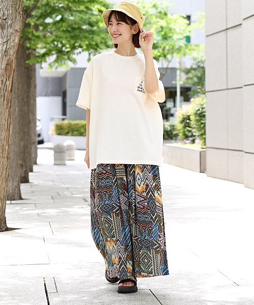 チチカカ（チチカカ）の「スヌーピードリンクＴシャツ（Tシャツ/カットソー・レディース・オフホワイト・MEDIUM）」の10枚目の写真