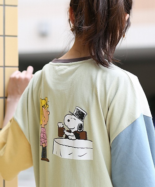 チチカカ（チチカカ）の「スヌーピードリンクＴシャツ（Tシャツ/カットソー・レディース・オフホワイト・MEDIUM）」の15枚目の写真