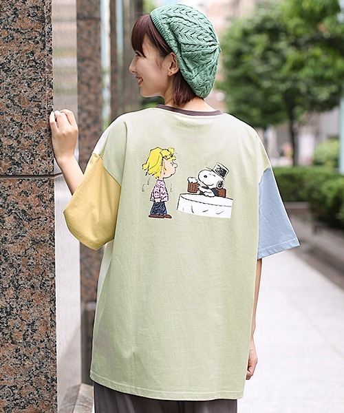 チチカカ（チチカカ）の「スヌーピードリンクＴシャツ（Tシャツ/カットソー・レディース・オフホワイト・MEDIUM）」の17枚目の写真