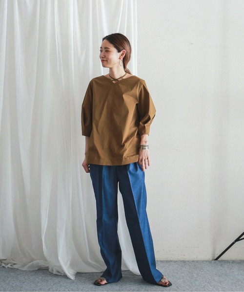 FIL DE FER（フィルデフェール）の「タイプライター ホルターネック  