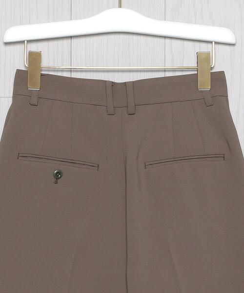 H　BEAUTY&YOUTH UNITED ARROWS（エイチビューティーアンドユースユナイテッドアローズ）の「＜H＞DOUBLE CLOTH SHORT PANTS/パンツ（その他パンツ・レディース・ブラック/ブラウン・MEDIUM/SMALL）」の7枚目の写真