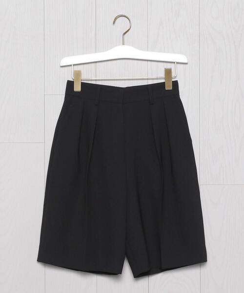 H　BEAUTY&YOUTH UNITED ARROWS（エイチビューティーアンドユースユナイテッドアローズ）の「＜H＞DOUBLE CLOTH SHORT PANTS/パンツ（その他パンツ・レディース・ブラック/ブラウン・MEDIUM/SMALL）」の14枚目の写真