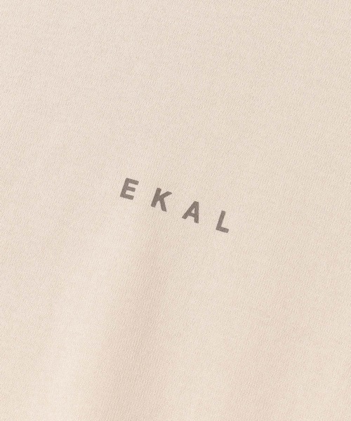EKAL（エカル）の「EKAL　アクティブフレンチスリーブカットソー（Tシャツ/カットソー・レディース・アイボリー/オフホワイト/チャコールグレー/オリーブ/グレー系その他/グリーン・FREE/ONE）」の8枚目の写真