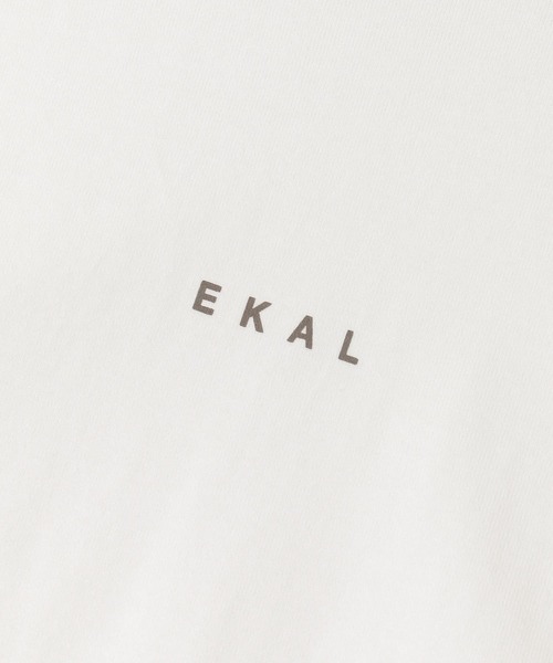 EKAL（エカル）の「EKAL　アクティブフレンチスリーブカットソー（Tシャツ/カットソー・レディース・アイボリー/オフホワイト/チャコールグレー/オリーブ/グレー系その他/グリーン・FREE/ONE）」の9枚目の写真