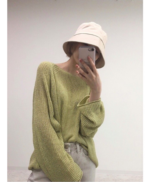 ISOOK（アイスー）の「Cotton twill bucket hat / コットンツイルバケットハット（松尾瞳 select）（ハット・レディース・アイボリー/ベージュ/グレイッシュベージュ/ブラック・FREE）」の6枚目の写真
