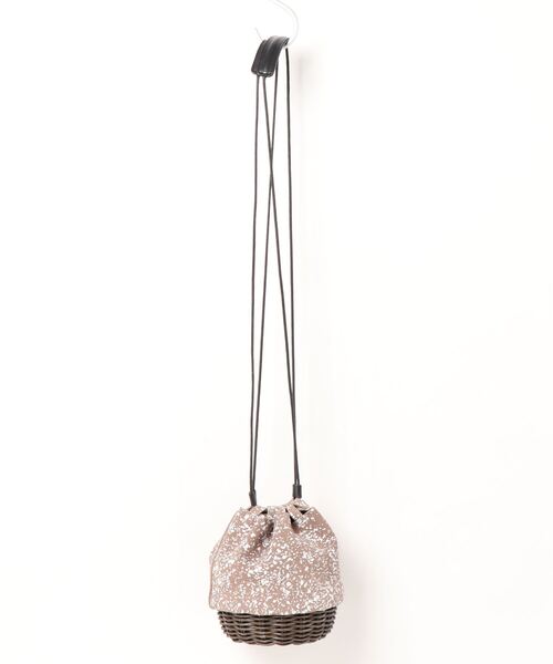 ikot(イコット)の「【ikot/イコット】ラタン×レザーカゴポシェット(かごバッグ・レディース・グレー/ブラック・00)」の9枚目の写真