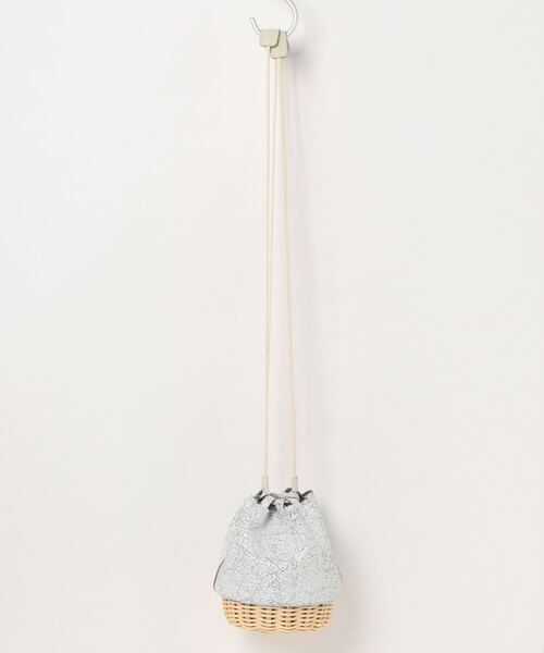 ikot(イコット)の「【ikot/イコット】ラタン×レザーカゴポシェット(かごバッグ・レディース・グレー/ブラック・00)」の10枚目の写真