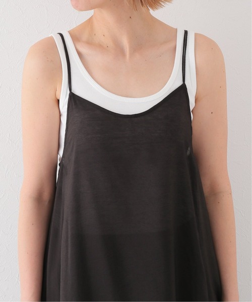 AP STUDIO(エーピーストゥディオ)の「【normment/ノーメント】 レーヨンキャミワンピース(ワンピース・レディース・ブラック/カーキ・FREE)」の14枚目の写真