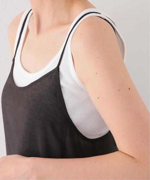 AP STUDIO(エーピーストゥディオ)の「【normment/ノーメント】 レーヨンキャミワンピース(ワンピース・レディース・ブラック/カーキ・FREE)」の5枚目の写真