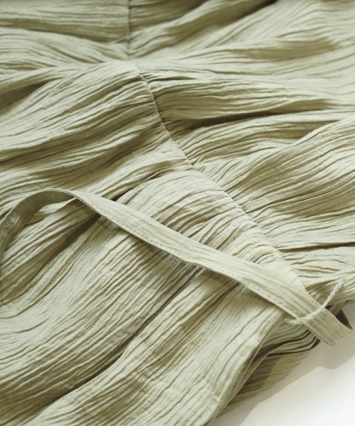 flower（フラワー）の「flower × neam コラボロンパース（サロペット/オーバーオール・レディース・カーキ/ベージュ・FREE）」の14枚目の写真