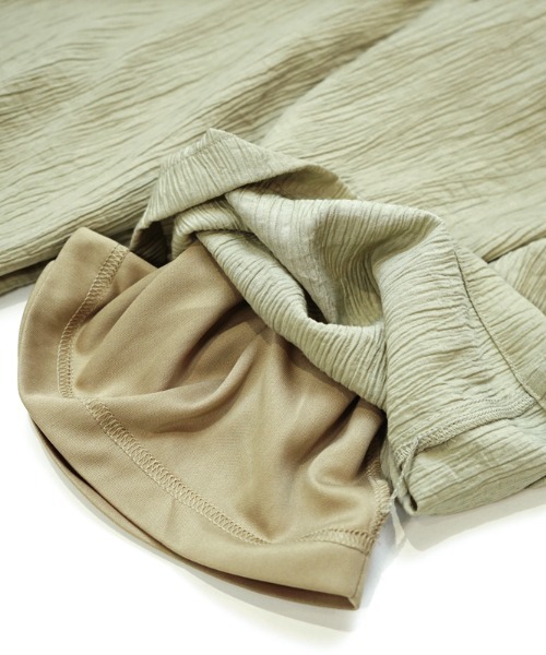 flower（フラワー）の「flower × neam コラボロンパース（サロペット/オーバーオール・レディース・カーキ/ベージュ・FREE）」の18枚目の写真