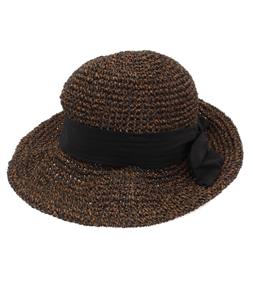 Ray BEAMS（レイビームス）の「Ray BEAMS / ペーパー リボンハット（ハット・レディース・ホワイト/ナチュラル/ブラック/ブラウン・ONE SIZE）」の3枚目の写真