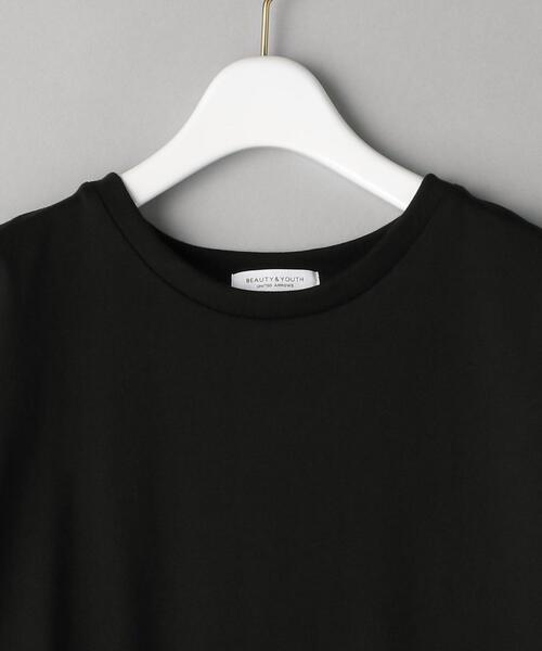 BEAUTY&YOUTH UNITED ARROWS（ビューティーアンドユースユナイテッドアローズ）の「BY コットンフレアショートスリーブ カットソー -ウォッシャブル-（Tシャツ/カットソー・レディース・ブラック/ホワイト・FREE）」の16枚目の写真