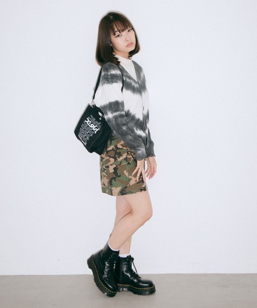 X-girl（エックスガール）の「REPEAT LOGO CANVAS 2WAY MINI TOTE BAG（トートバッグ・レディース・ホワイト/ブラック/ベージュ・ONE SIZE）」の5枚目の写真