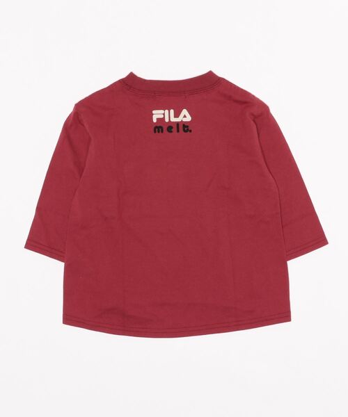 COMECHATTO&CLOSET（カムチャットアンドクロゼット）の「FILA×MELT ユルボクシー長袖Tシャツ（Tシャツ/カットソー・キッズ・ブラウン・90）」の2枚目の写真