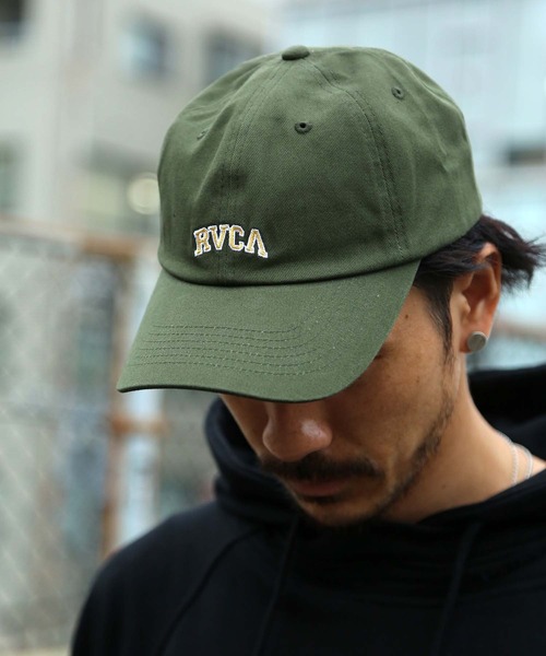 RVCA（ルーカ）の「RVCA メンズ  UNIVERSITY CREW CAP キャップ【2021年夏モデル】/ルーカ帽子（キャップ・メンズ・ネイビー/ブラック/カーキ/ボルドー・FREE）」の3枚目の写真