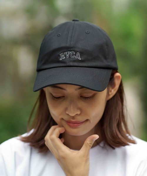 RVCA（ルーカ）の「RVCA メンズ  UNIVERSITY CREW CAP キャップ【2021年夏モデル】/ルーカ帽子（キャップ・メンズ・ネイビー/ブラック/カーキ/ボルドー・FREE）」の2枚目の写真