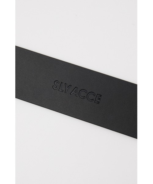 SLY（スライ）の「LEATHER LONG WIDE BELT レザー ロング ワイド ベルト（ベルト・レディース・アイボリー/ブラック・FREE）」の18枚目の写真