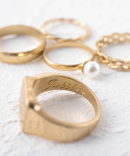 Jubilee(ジュビリー)の「肌に優しい軽量リング 5本セット 【日本製 ニッケルフリー】(リング・レディース・ピンク/シルバー/ゴールド/ブルー/ブルー系その他/シルバー系その他/ゴールド系その他/シルバー系その他2/シルバー系その他3/ゴールド系その他2/ゴールド系その他3/アイボリー・FREE)」の22枚目の写真