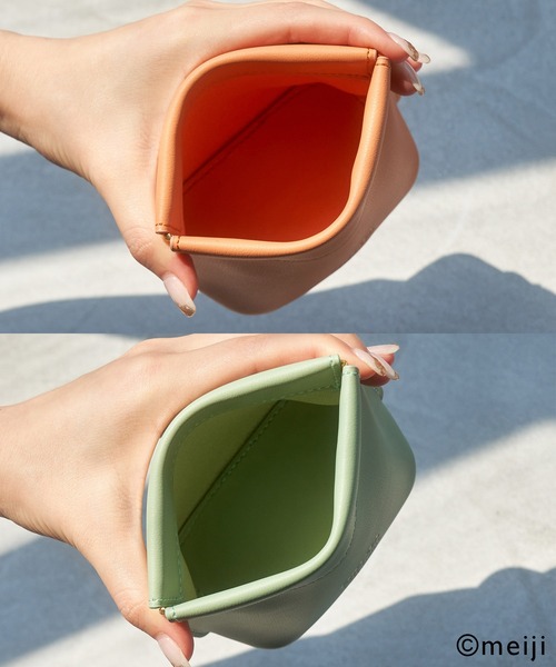 ROPE' PICNIC（ロペピクニック）の「【CHELSEA×ROPE' PICNIC】ポーチ付きフラワークリアバッグ（ショルダーバッグ・レディース・グリーン/オレンジ系その他・FREE）」の12枚目の写真