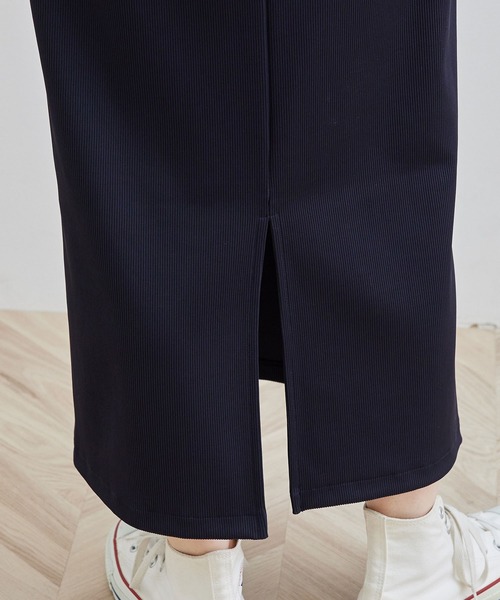 ROPE' PICNIC（ロペピクニック）の「【セットアップ対応】リブカットスカート（スカート・レディース・ベージュ系その他/ネイビー・38）」の9枚目の写真