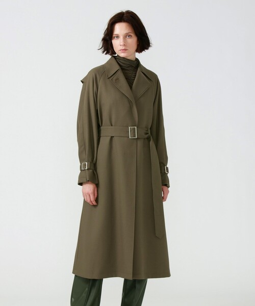 LOVELESS（ラブレス）の「カーキフリルヨーク オーバーコート