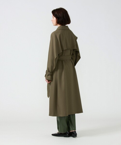 LOVELESS（ラブレス）の「カーキフリルヨーク オーバーコート