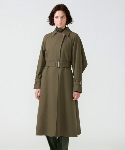LOVELESS（ラブレス）の「カーキフリルヨーク オーバーコート