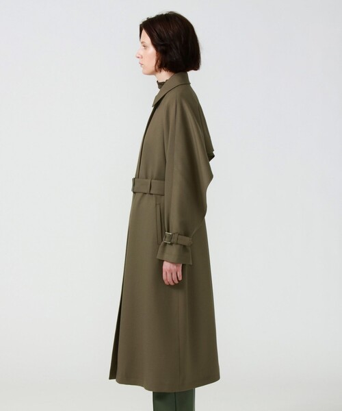 LOVELESS（ラブレス）の「カーキフリルヨーク オーバーコート