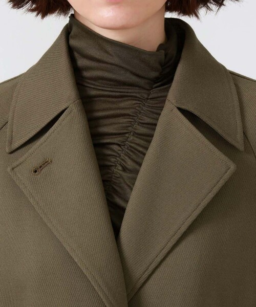 LOVELESS（ラブレス）の「カーキフリルヨーク オーバーコート