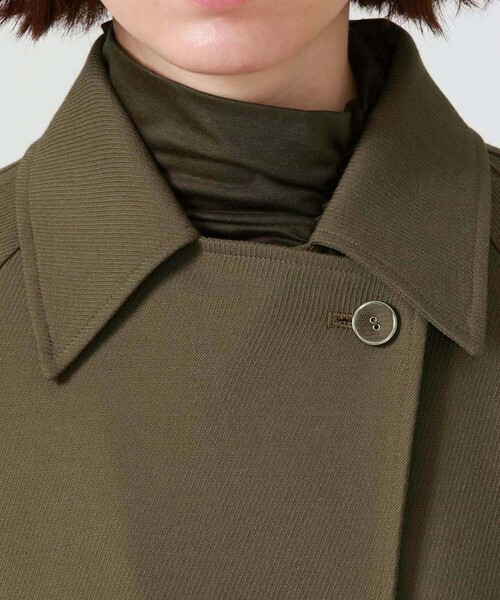 LOVELESS（ラブレス）の「カーキフリルヨーク オーバーコート