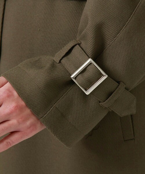 LOVELESS（ラブレス）の「カーキフリルヨーク オーバーコート（トレンチコート・レディース・グリーン系その他・34/36）」の12枚目の写真