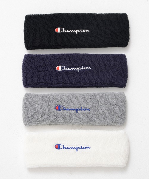 Champion（チャンピオン）の「『Champion/チャンピオン』ロゴ刺繍入りヘアバンド（ヘアバンド・メンズ・ホワイト/ブラック/ネイビー/グレー・FREE）」の5枚目の写真