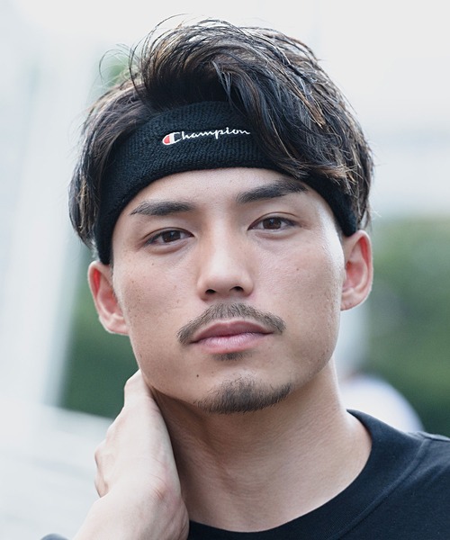 Champion（チャンピオン）の「『Champion/チャンピオン』ロゴ刺繍入りヘアバンド（ヘアバンド・メンズ・ホワイト/ブラック/ネイビー/グレー・FREE）」の10枚目の写真