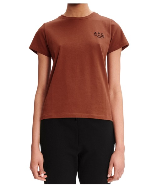 A.P.C.（アーペーセー）の「T-SHIRT DENISE-R 21A（Tシャツ/カットソー・レディース・ホワイト/ブラウン系その他・S/M/L）」の5枚目の写真