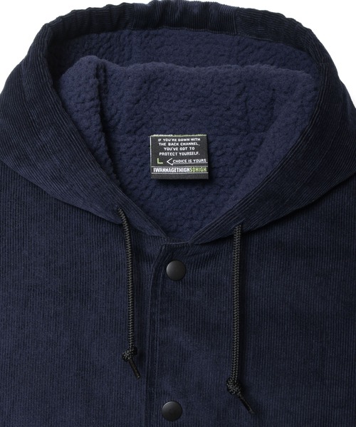 Back Channel（バックチャンネル）の「CORDUROY HOODED WINDBREAKER（その他アウター・メンズ・ブラック/ベージュ/ネイビー・MEDIUM/LARGE/X-LARGE/XX-LARGE/SMALL）」の8枚目の写真